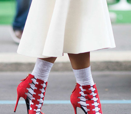 what not to wear heels with