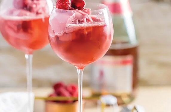 Pink Champagne Floats