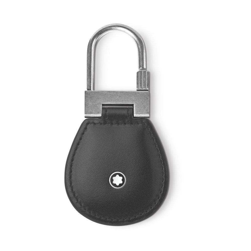 Montblanc Meisterstück black leather key fob